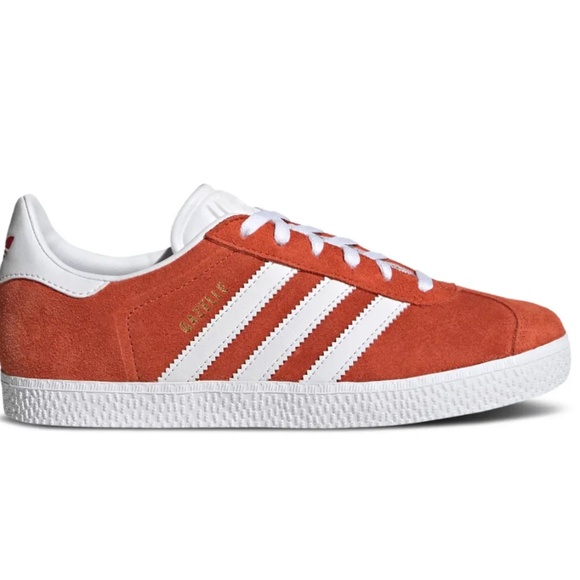 Adidas Gazelle Lifestyle Shoes (Preloved Red/Cloud White/Cloud White) size 5.5 Y - Picture 7 of 7